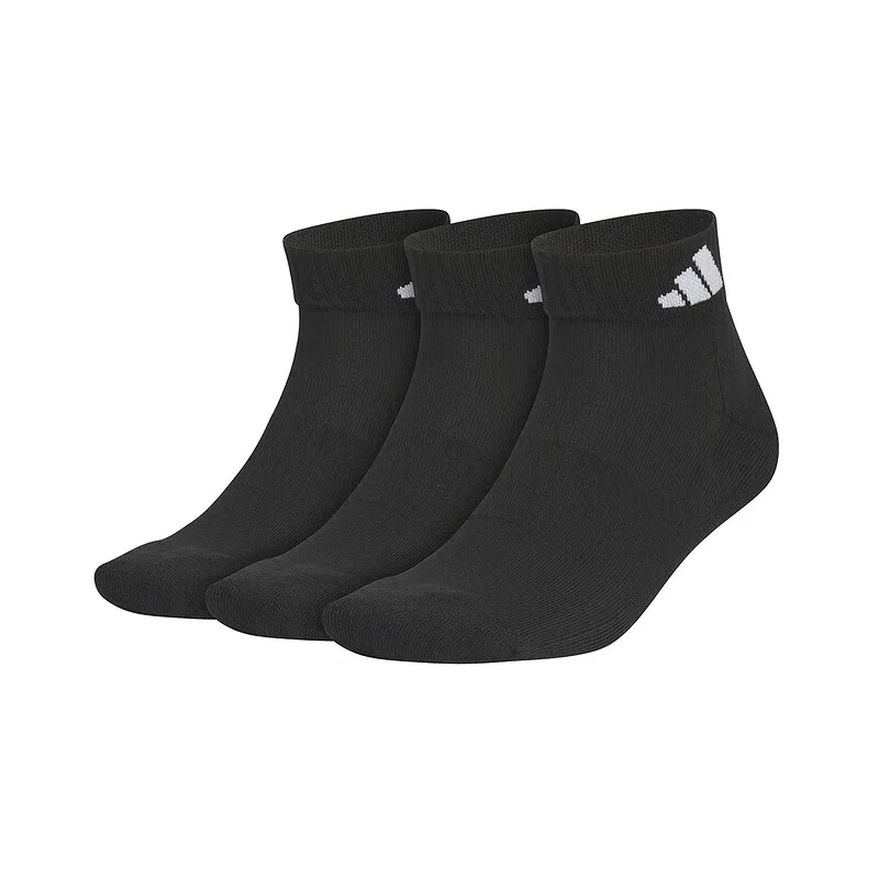 Черные спортивные носки adidas длиной до щиколотки