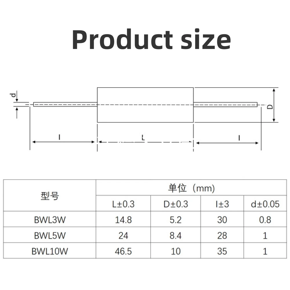 3w 5w 10w высокоточный резистор bwl r005 -- 20k ом 0 - Фотография_6