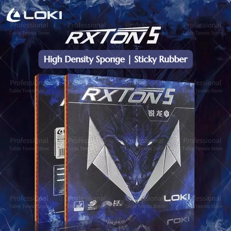 Оригинальная гумка для настольного тенниса loki rxton 5