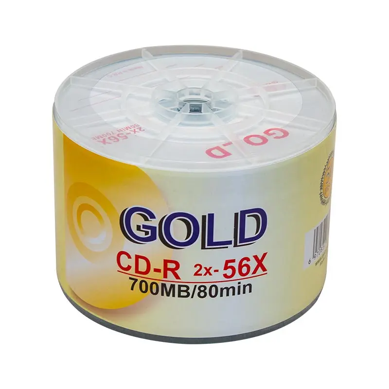 Золотой cd-r 2x-56x 700mb/80mi̇n