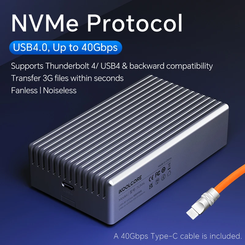 Мобильный жесткий диск usb4 поддерживает thunderbolt 3/4/5 - Фотография_5
