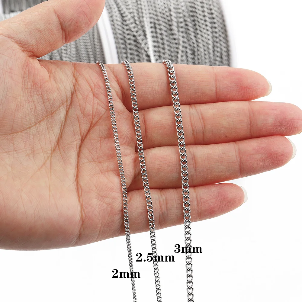 2-метровые цепочки из нержавеющей стали rolo - Фотография_2