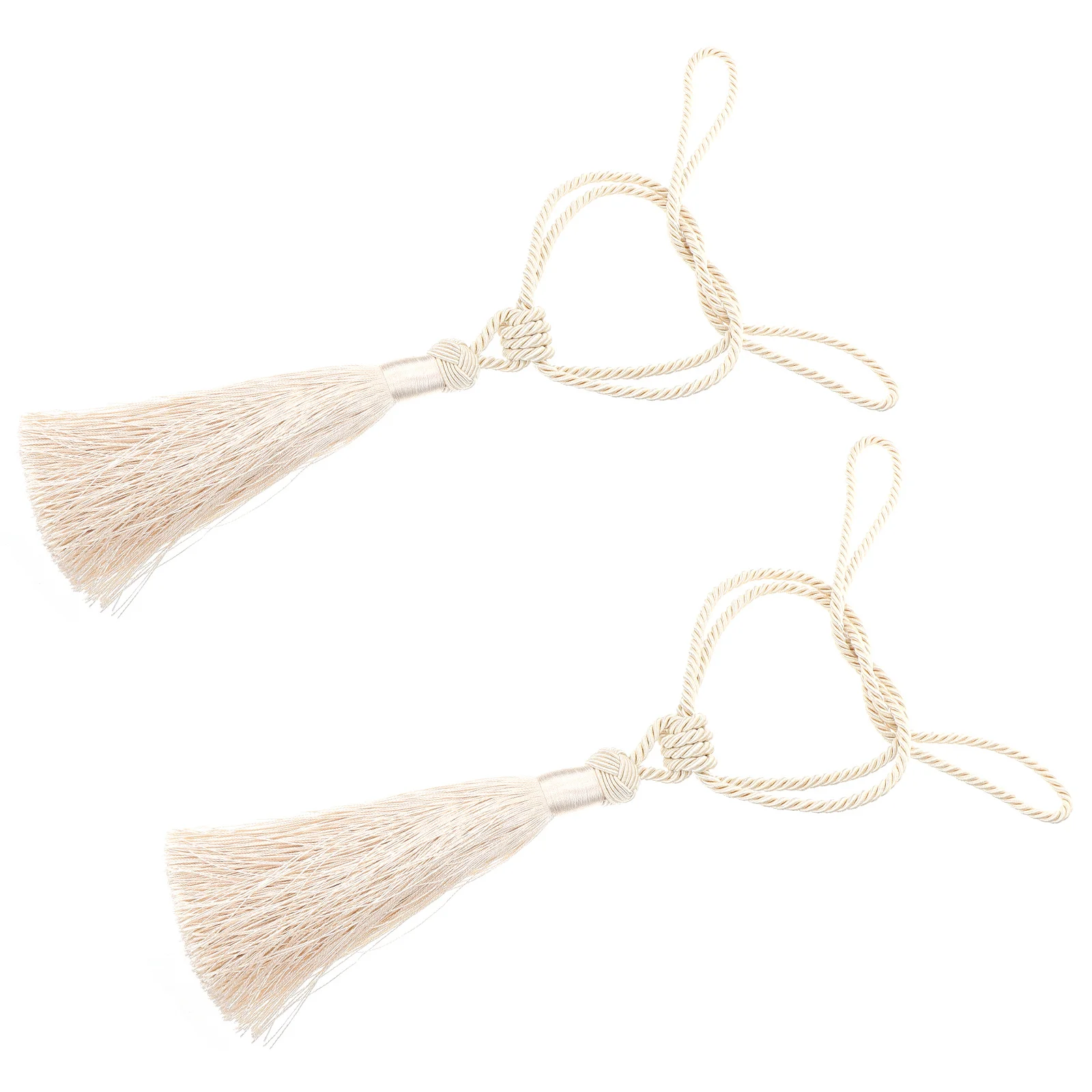 Тканые подхваты для штор с кисточками - Фотография_3