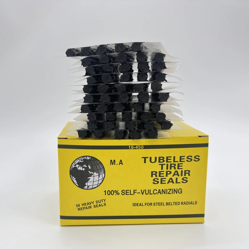 Черная резиновая бескамерная уплотнительная лента для ремонта проколов шин - Фотография_5