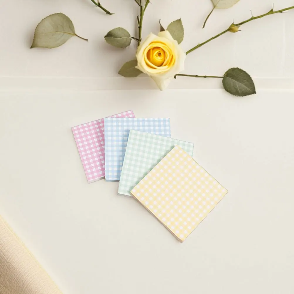 Отрывные квадратные сетчатые липкие блокноты - Фотография_6