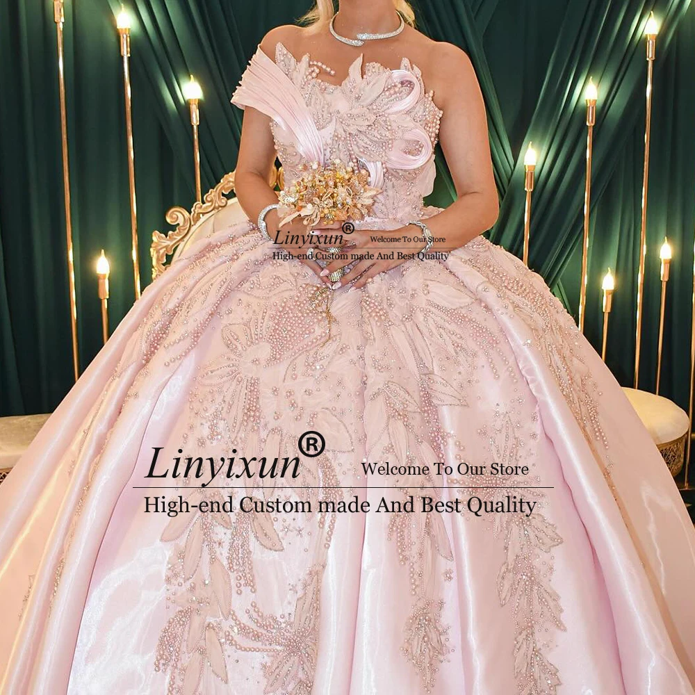 Великолепное платье quinceanera с бисером - Фотография_3