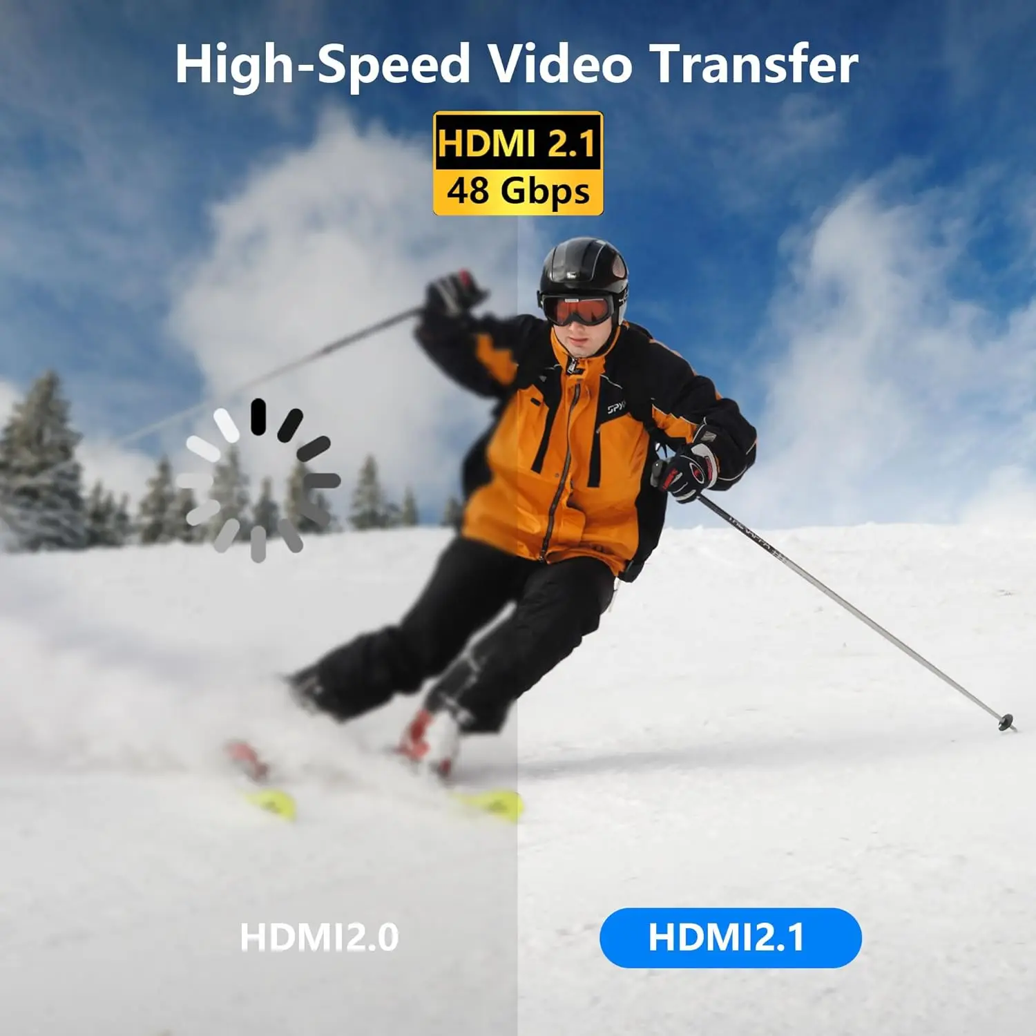 Спиральный кабель hdmi 8k - Фотография_3