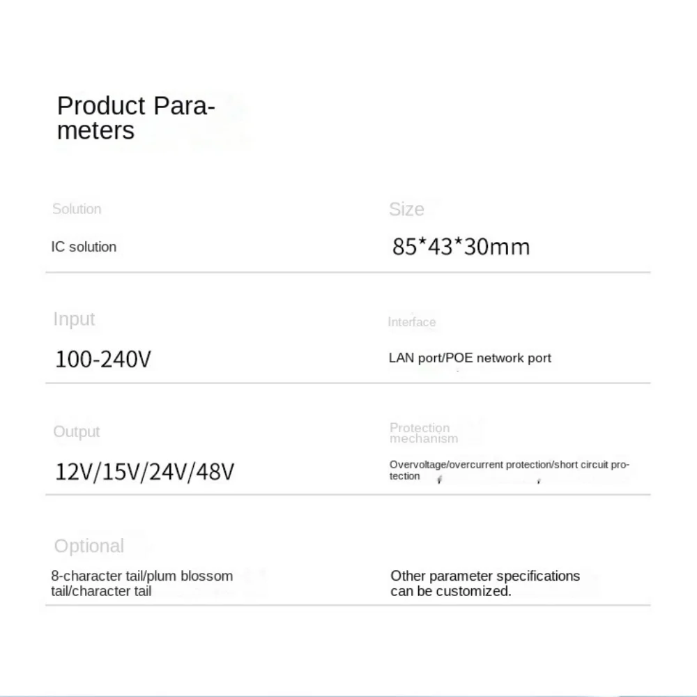 В 0,5 а инжектор питания poe совместимый - Фотография_5