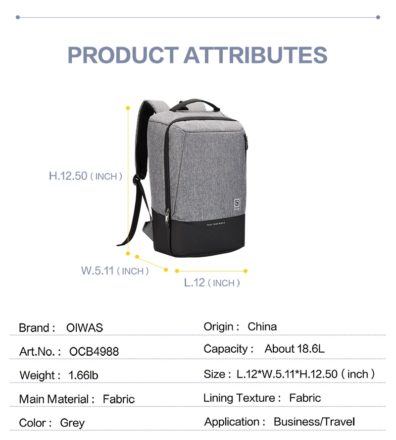 Oiwas водонепроницаемый рюкзак - Фотография_2