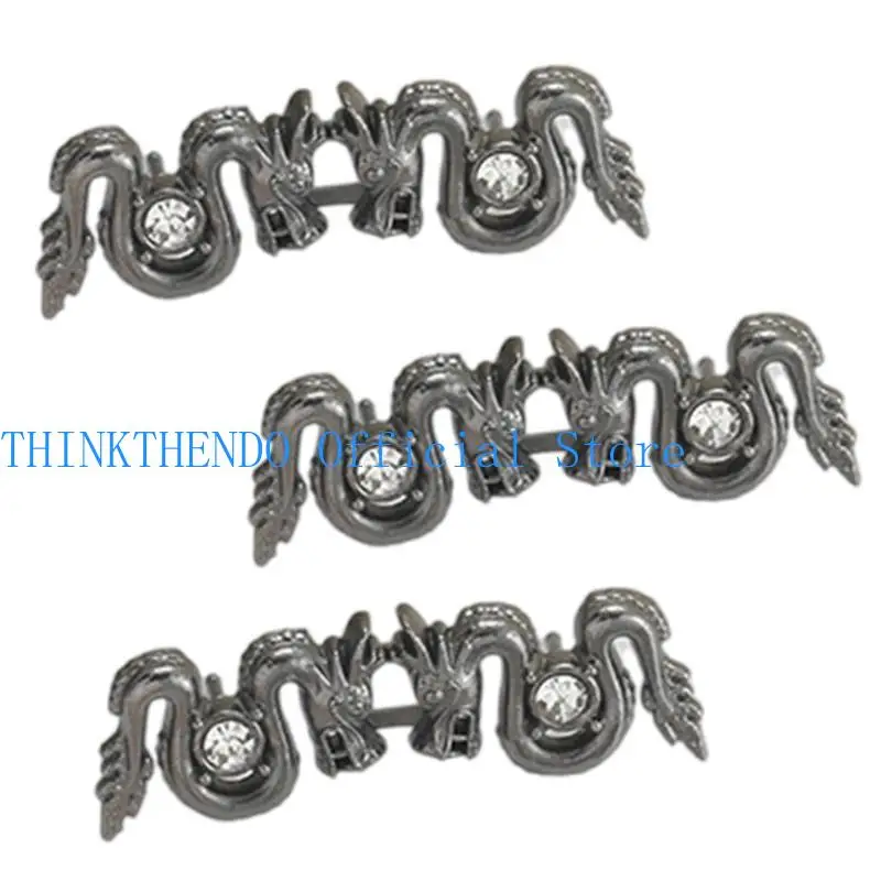 39bb 3pcs vintage dragon taist - Фотография_3