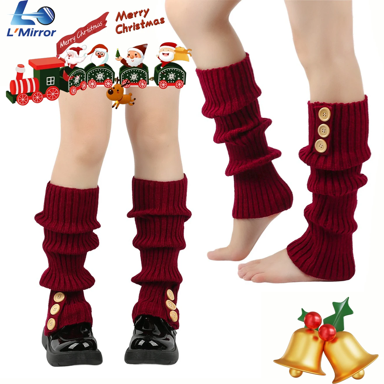 L ● зеркальные женские гетры