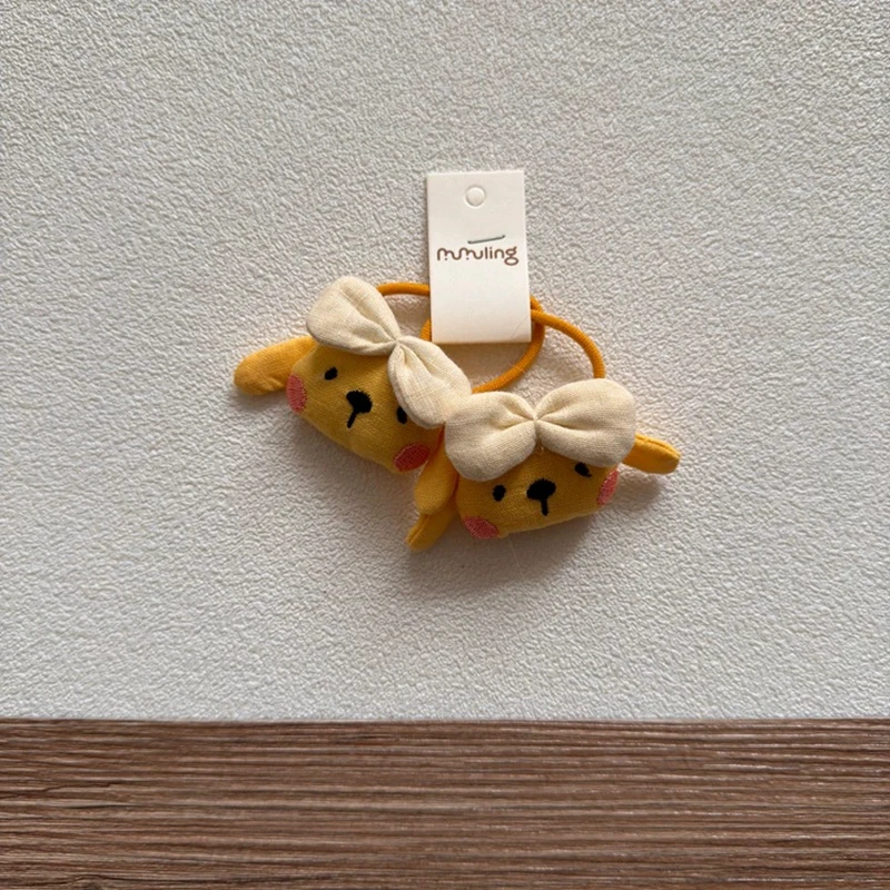 Эластичные резинки для волос с рисунком утки для девочек - Фотография_6