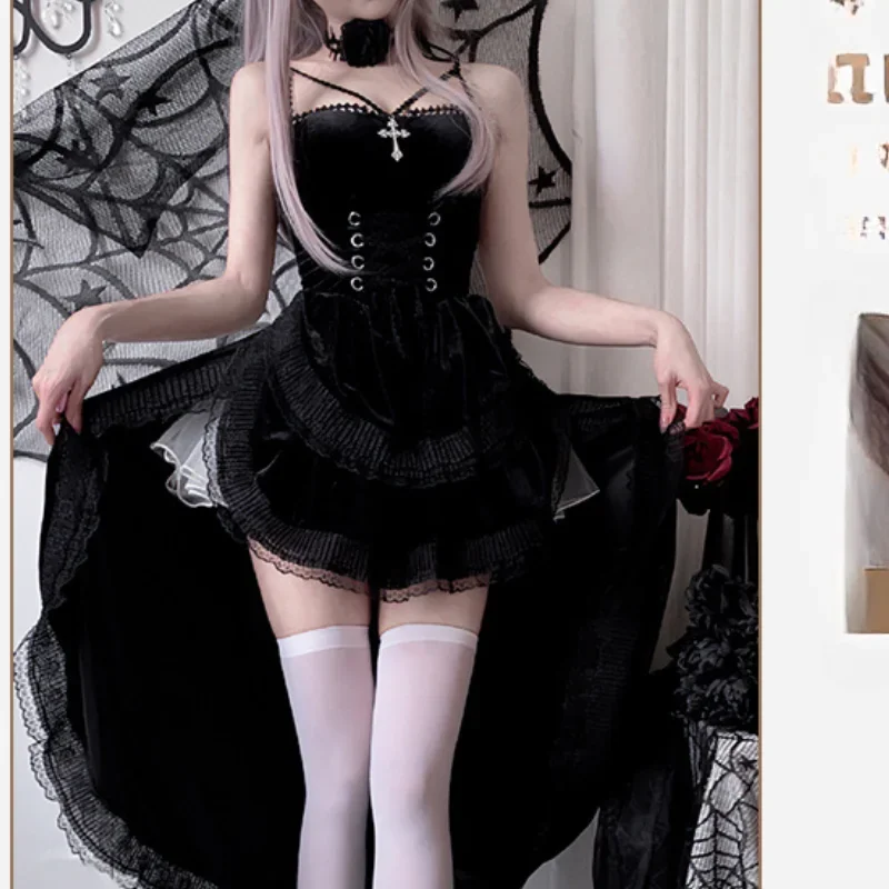 Европейский и американский diablo готический костюм на хэллоуин - Фотография_6