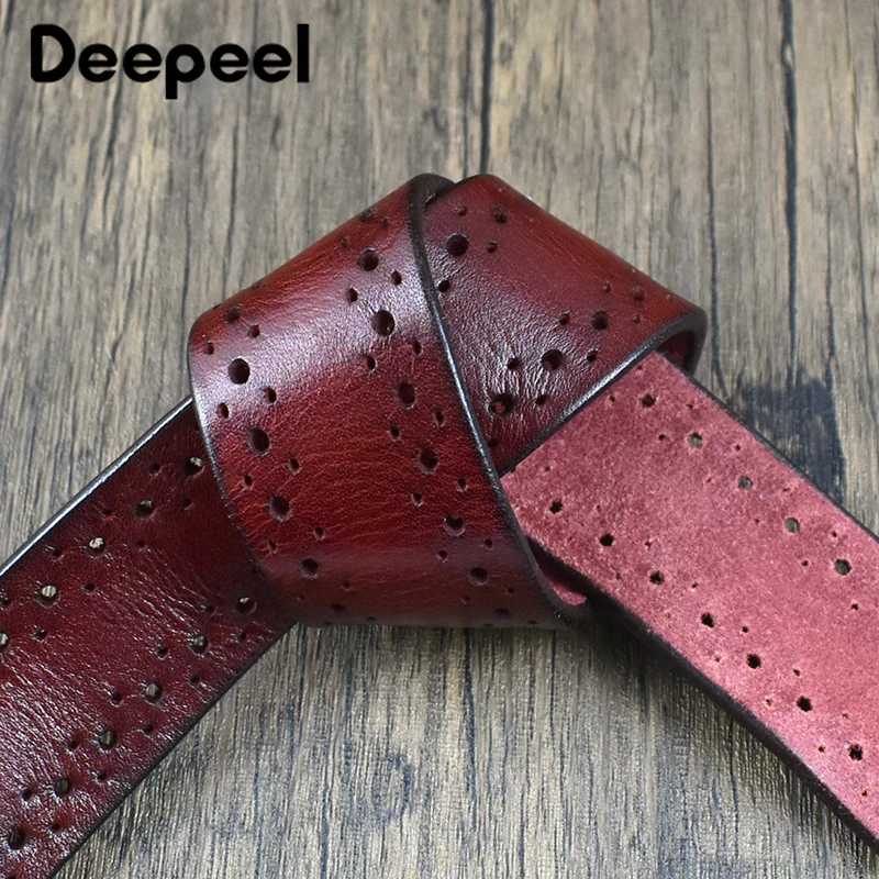 Deepeel, новый ремень из натуральной кожи шириной 105-125 см - Фотография_5