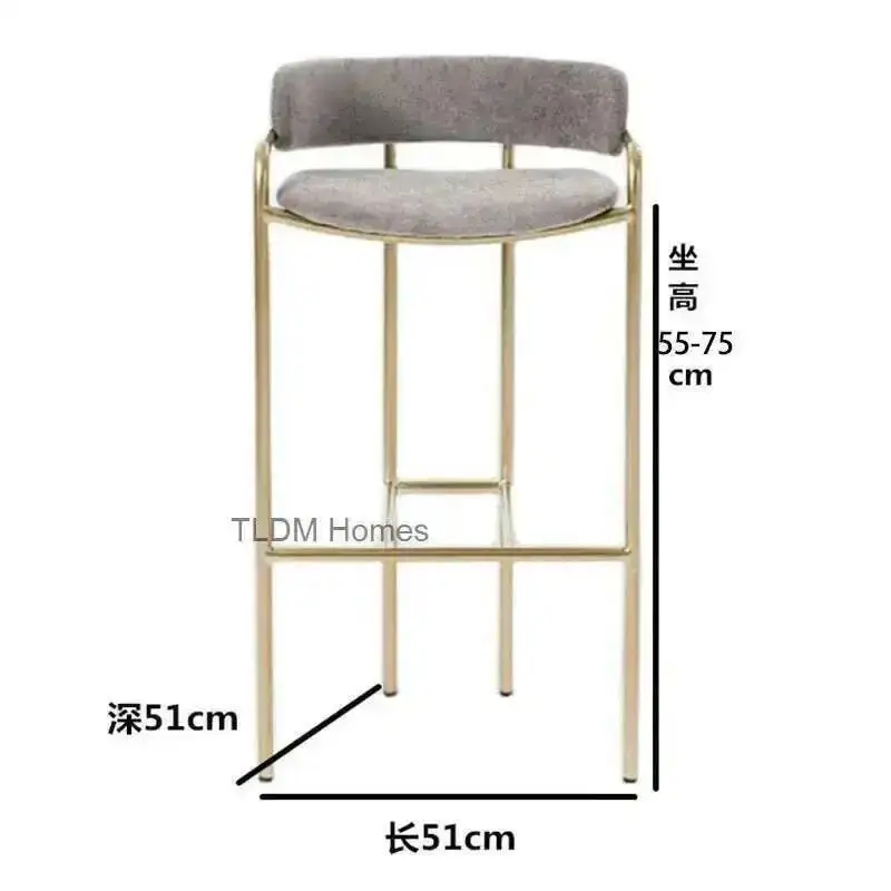 Железные стулья, мебель, скандинавский - Фотография_6