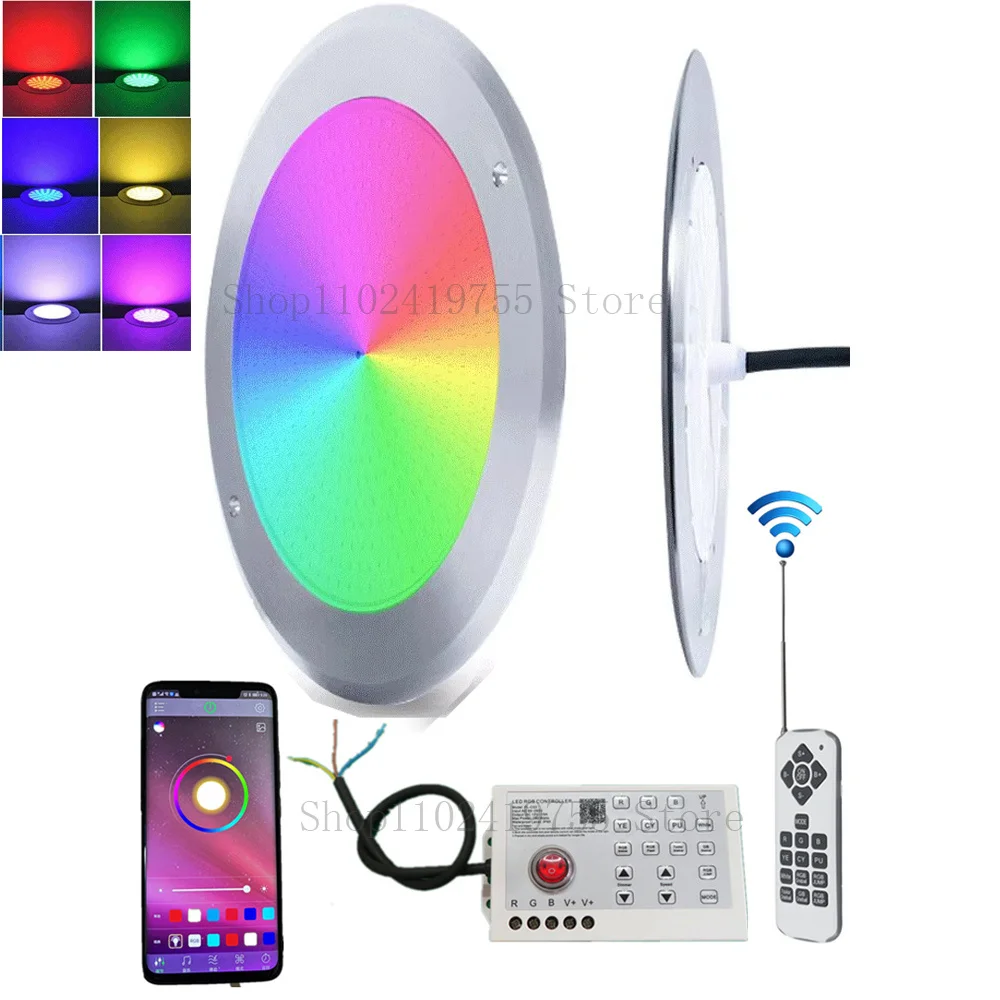 Rgb подводные фонари 25 вт bluetooth