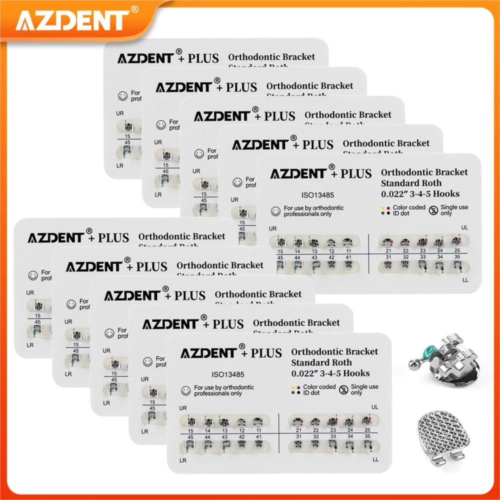 10 упаковок azdent стоматологические