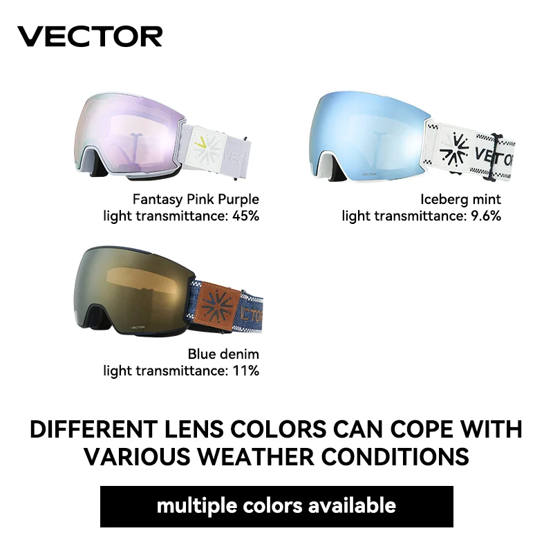 Vector лыжные очки для мужчин сноуборд - Фотография_4