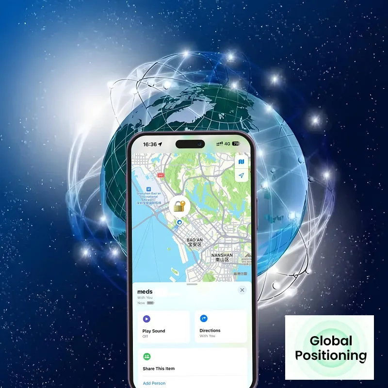 Трекер беспроводной зарядки gps-локатор - Фотография_6