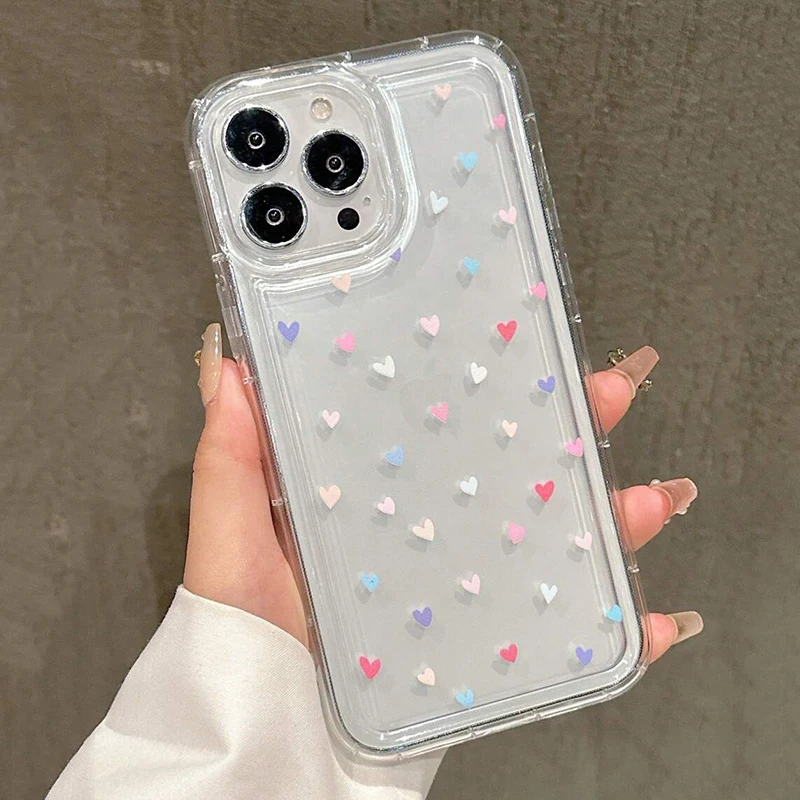Белый маленький прозрачный чехол для телефона love для iphone 17 - Фотография_2