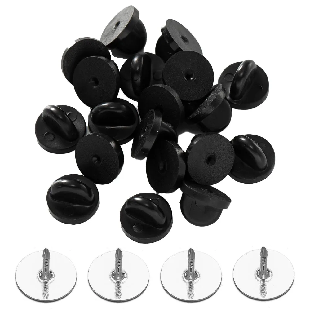 Черная резиновая булавка из пвх