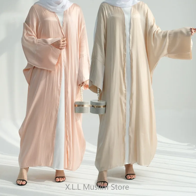 Элегантные блестящие открытые abaya