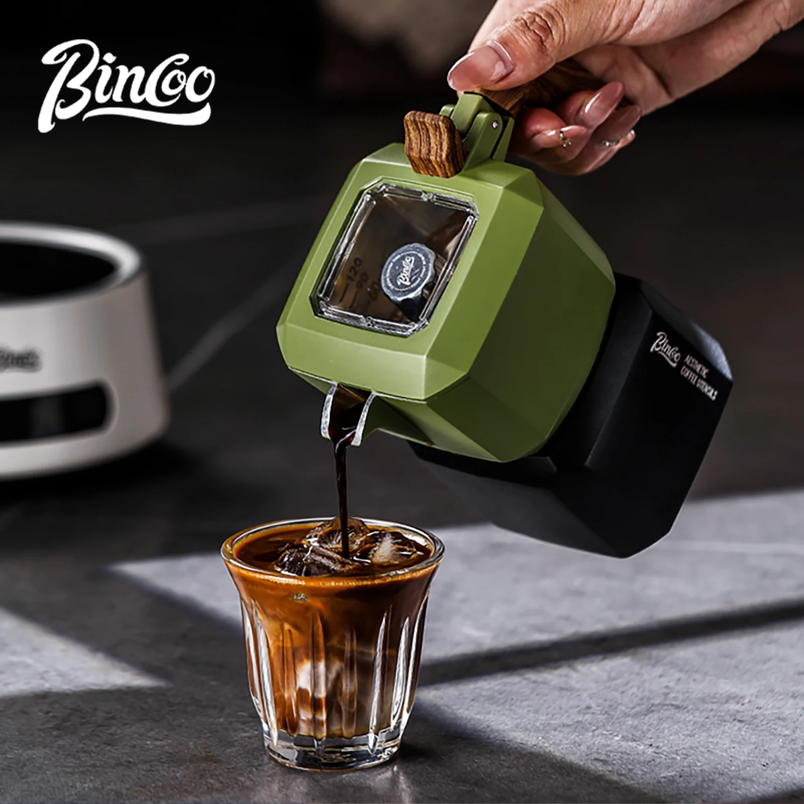 Набор мока-кастрюль bincoo mini cube с двойным клапаном - Фотография_3