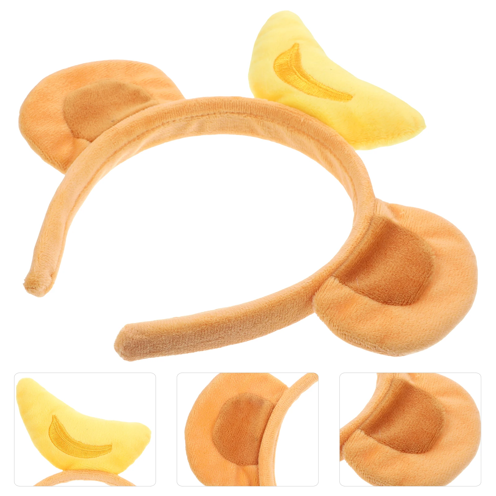 Повязка на голову с ушками обезьяны - Фотография_4