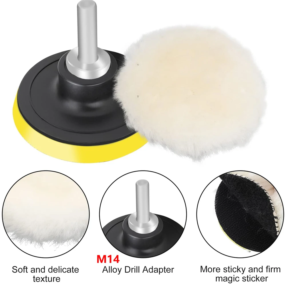 Верхняя полировальная подушечка m14 3/4/5/6/7 дюймов - Фотография_6