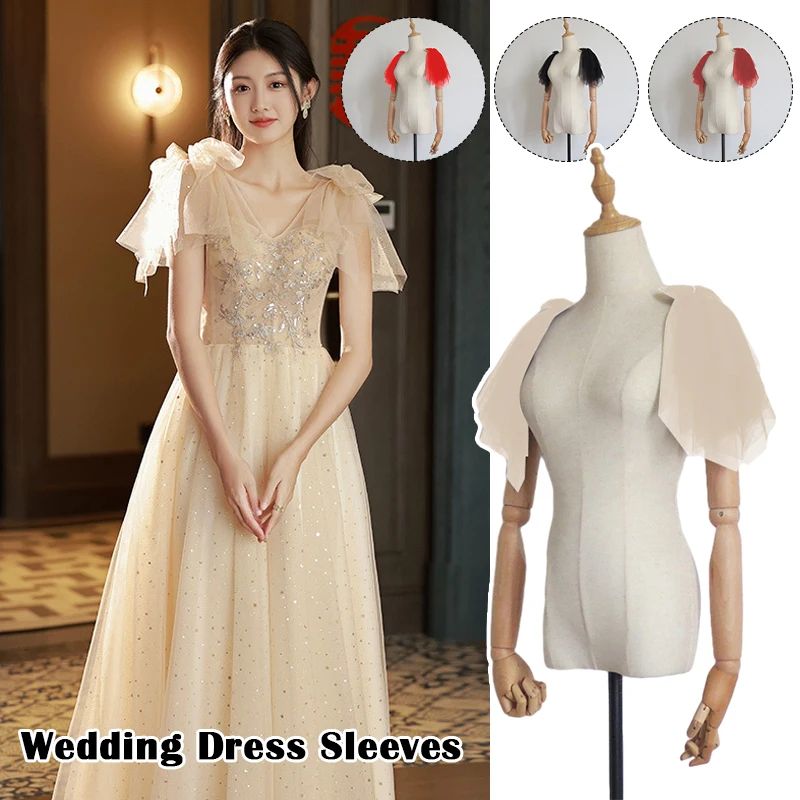 Женские съемные короткие расклешенные рукава - Фотография_2