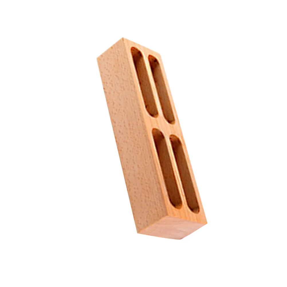 Деревянная визитная коробка с 4 отделениями в стиле ретро - Фотография_3