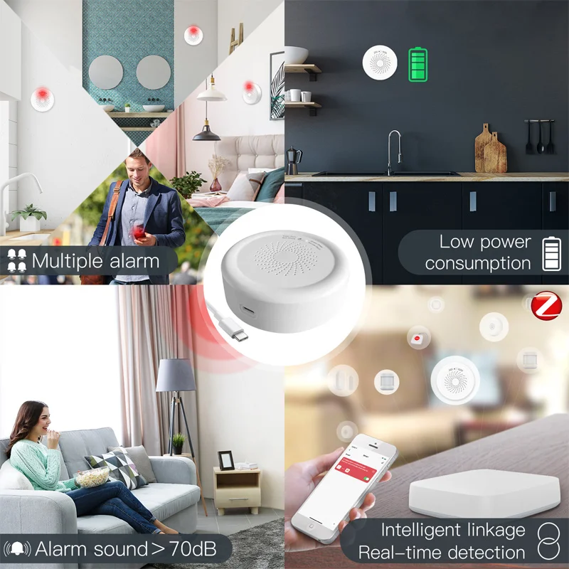 Датчик утечки горючего газа tuya zigbee - Фотография_5