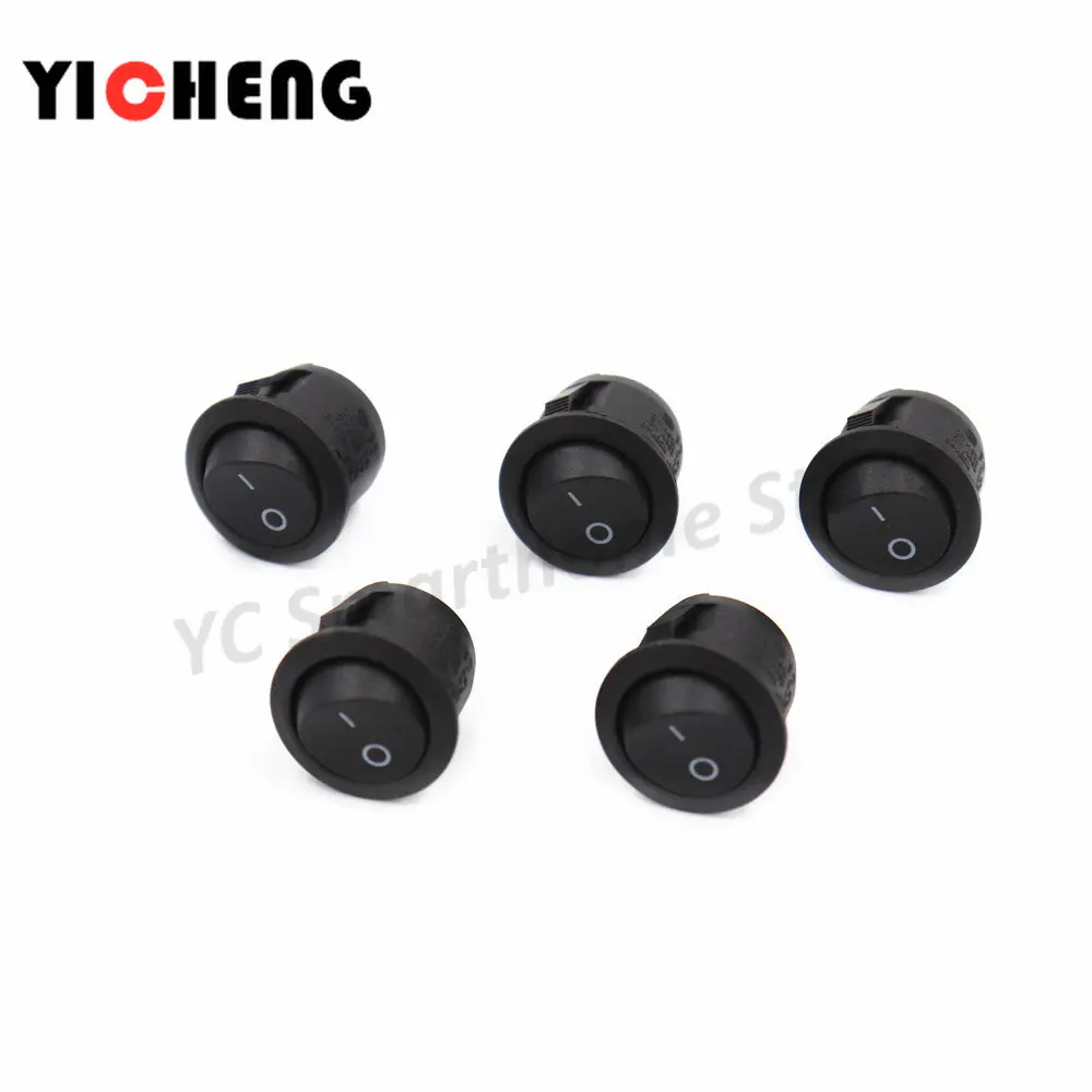 Kcd1 220в 2pin вкл/выкл круглый кулисный переключатель - Фотография_2