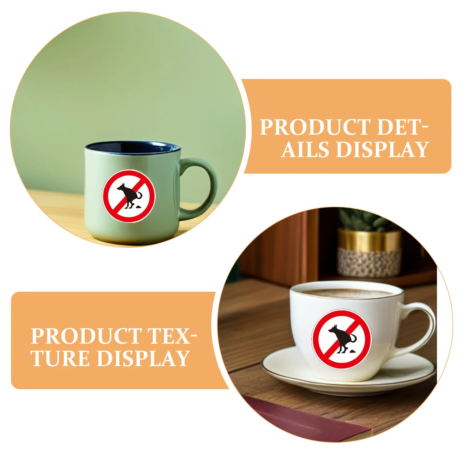 10 листов, наклейки без какающих знаков для домашних животных - Фотография_6