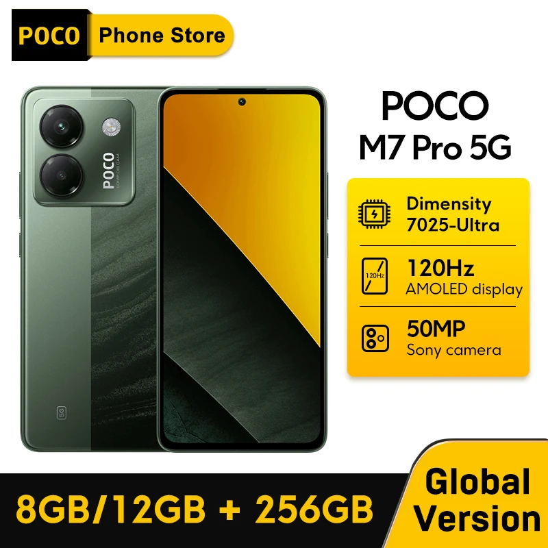 Новейшая глобальная версия poco m7 pro 5g