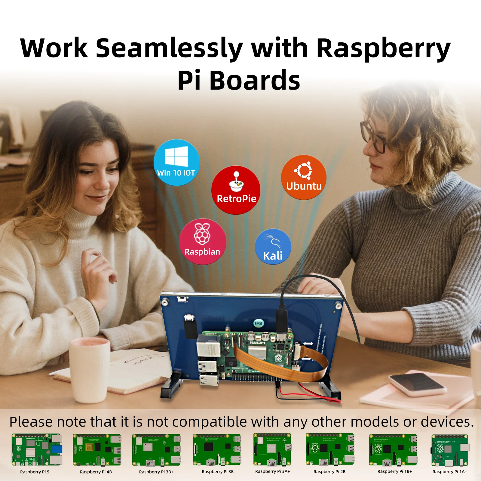 Ipistbit 800x480 5-точечный сенсорный экран dsi без драйверов 4 - Фотография_3