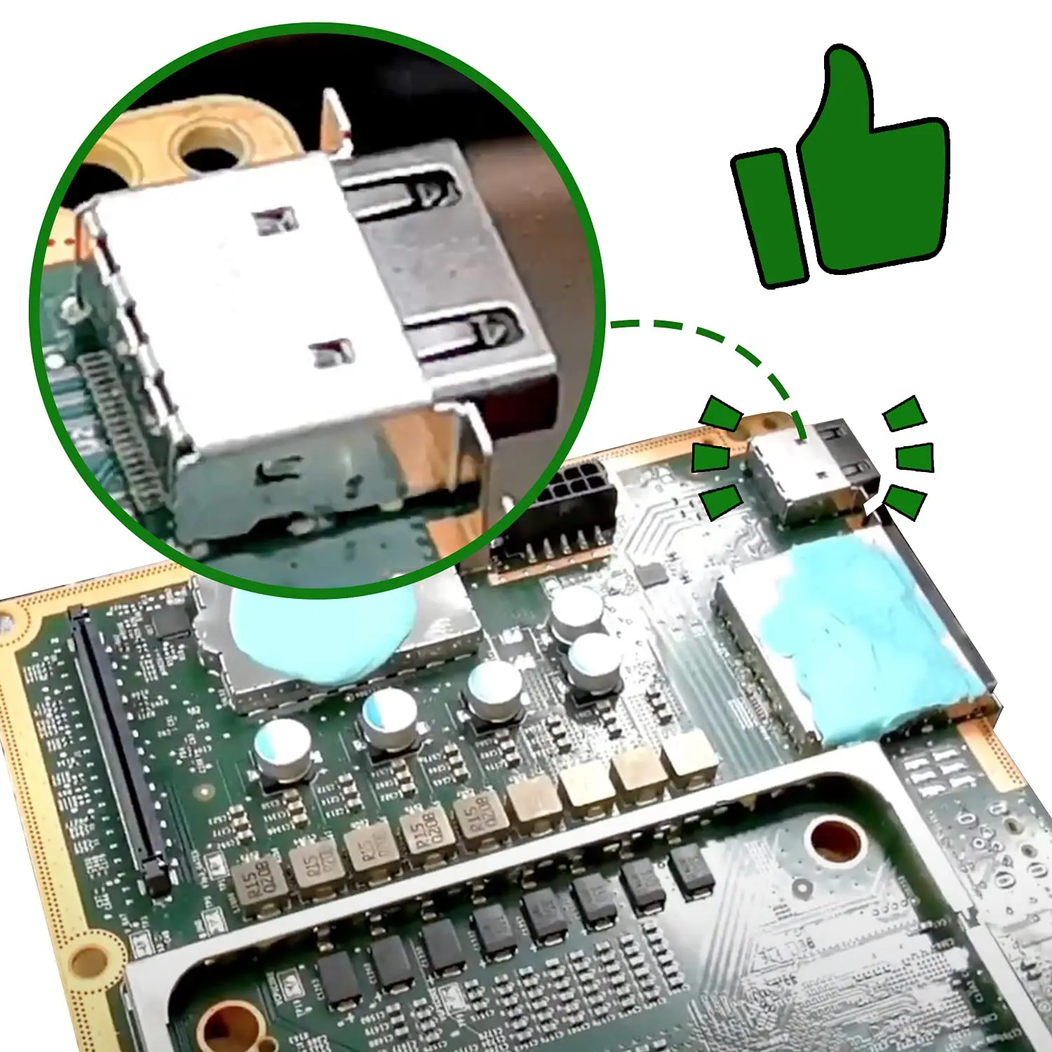 Разъем порта hdmi для microsoft xbox series x для xsx - Фотография_2