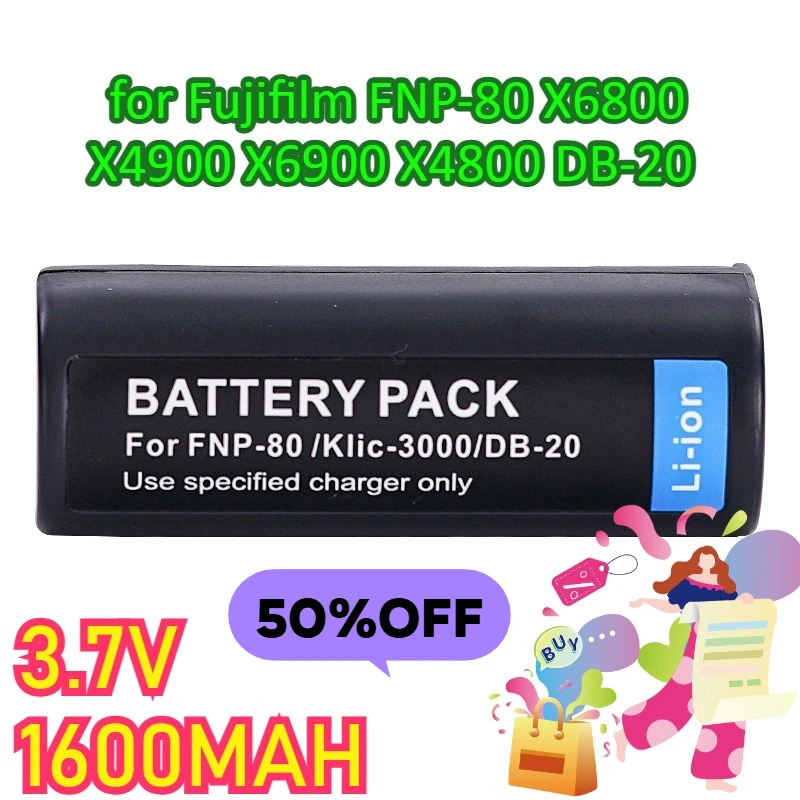 3,7 в 1600 мач fnp80 np80 аккумулятор