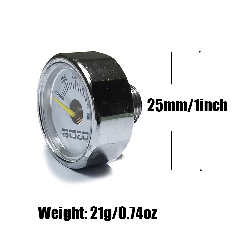 Мини манометр 200 бар 350 бар 1 - Фотография_4