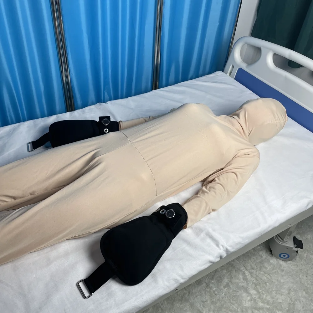Мягкие медицинские удерживающие варежки с мягкой подкладкой - Фотография_2