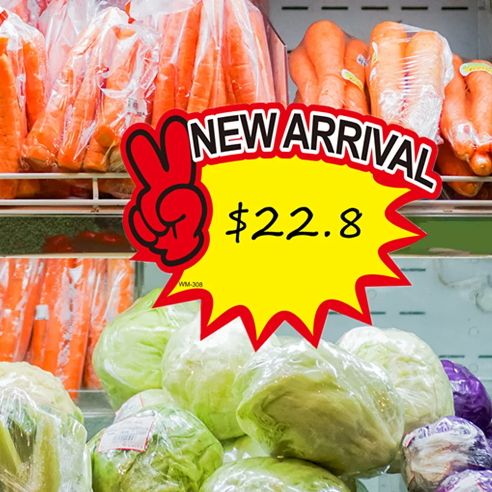 Ценники привлекательные наклейки для розничного магазина - Фотография_4