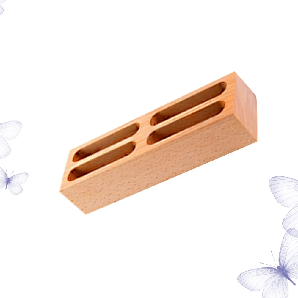 Деревянная визитная коробка с 4 отделениями в стиле ретро - Фотография_5