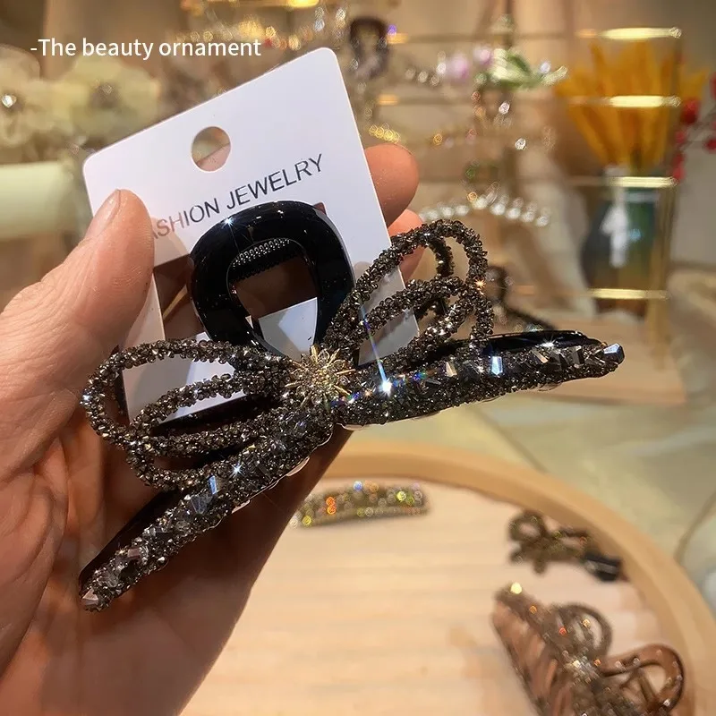 Новый корейский маленький дизайн с хрустальным бантом - Фотография_2