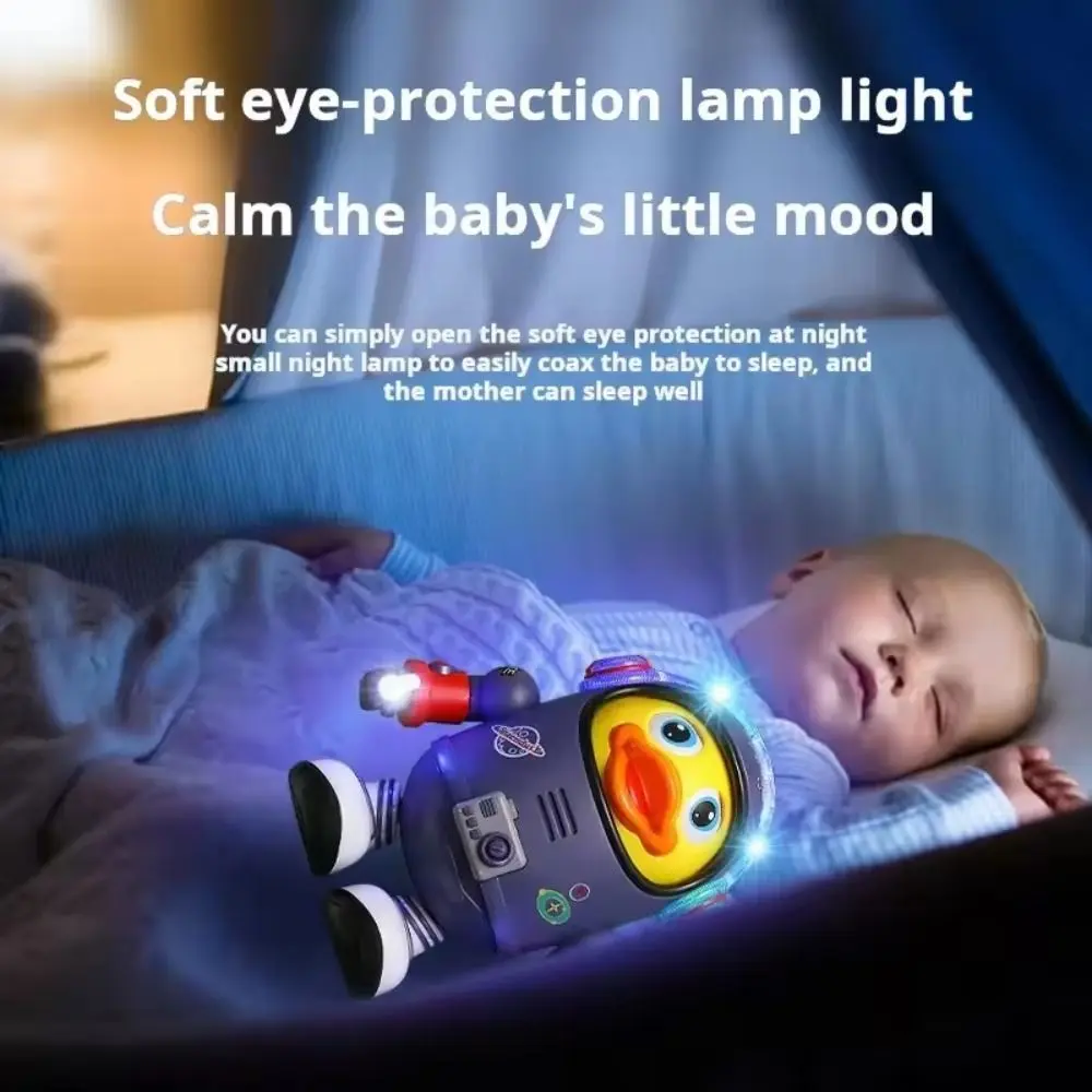 Пластиковая танцующая игрушка-космонавт-утка - Фотография_5