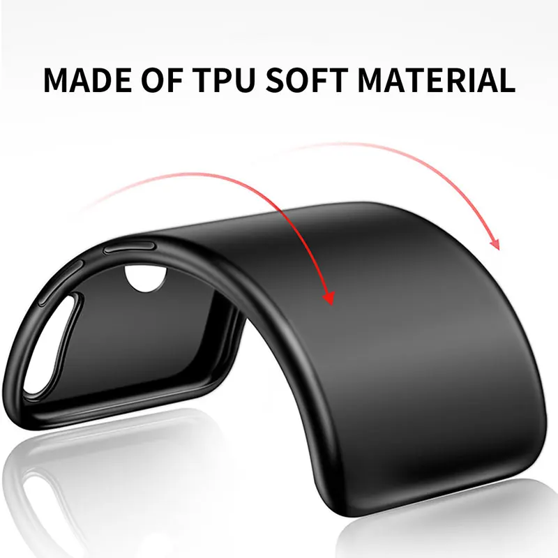 Мягкий ударопрочный черный чехол - Фотография_6