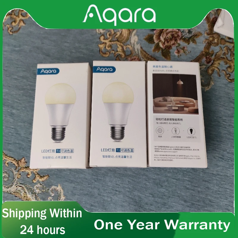 Светодиодная лампа aqara e27 zigbee