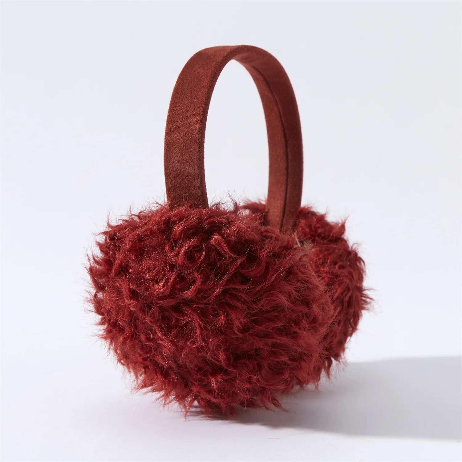 Anjj новые вьющиеся плюшевые наушники - Фотография_5