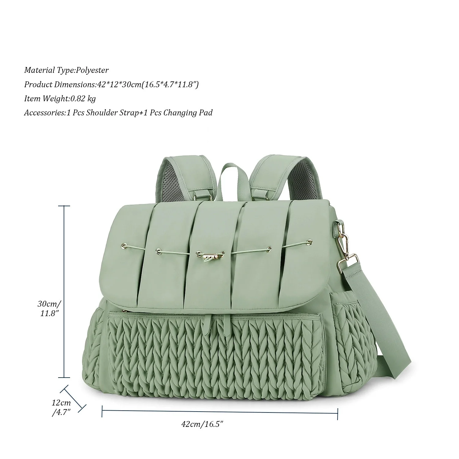 Стеганая вышитая сумка для мамы - Фотография_2