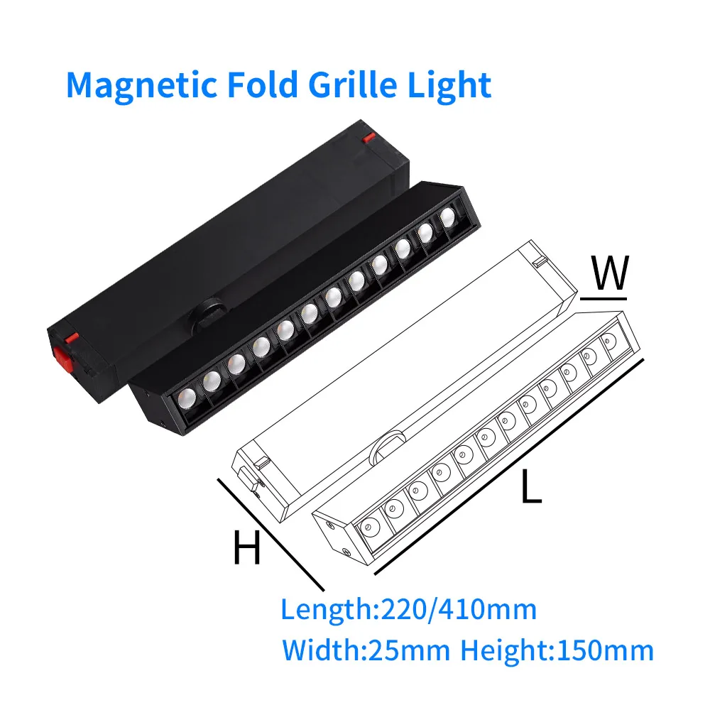 40 вт 50 вт тонкий магнитный светодиодный - Фотография_6