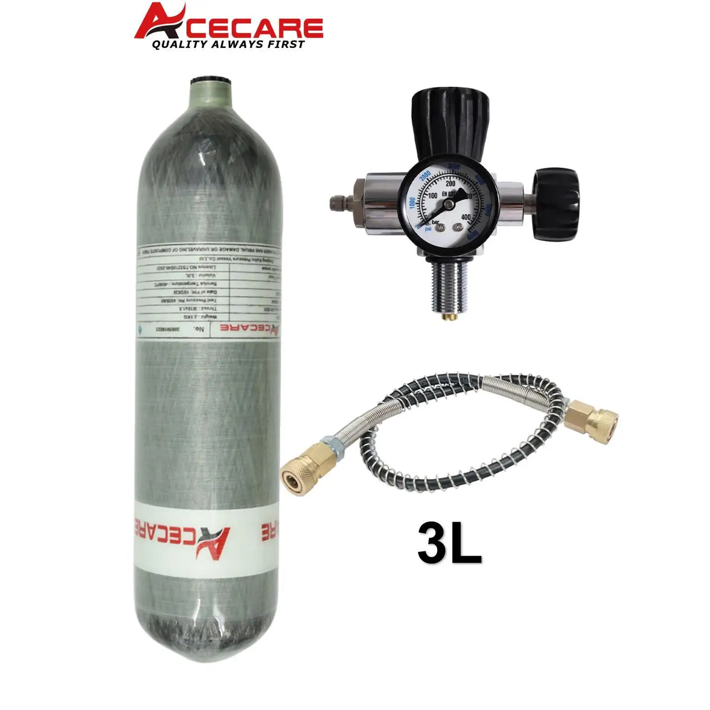 Acecare 4500psi 300bar 3l баллон